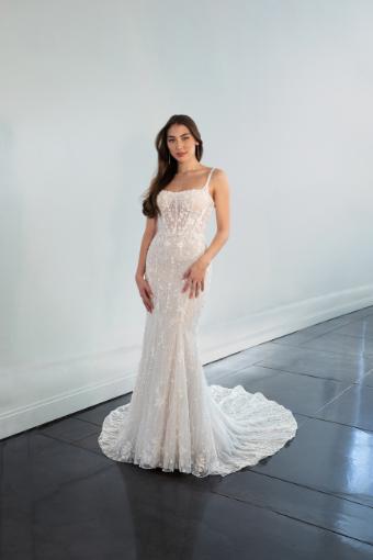 Martina Liana Style #Everlynn - 1510 #0 default (IV-RUM) Ivory Lace and Tulle over Rum Gown thumbnail