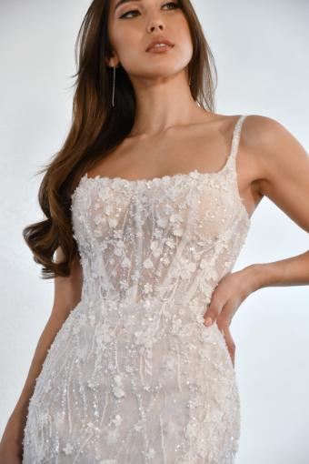 Martina Liana Style #Everlynn - 1510 #2 (IV-RUM) Ivory Lace and Tulle over Rum Gown thumbnail