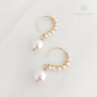 Deborah K Style #Lucienne Earrings #0 default Gold thumbnail