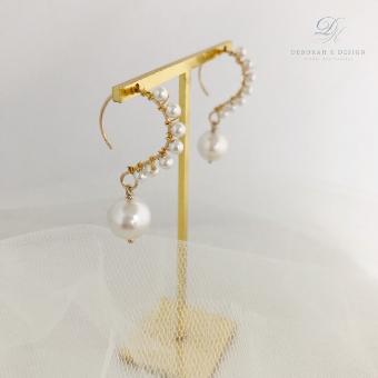 Deborah K Style #Lucienne Earrings #2 Gold thumbnail